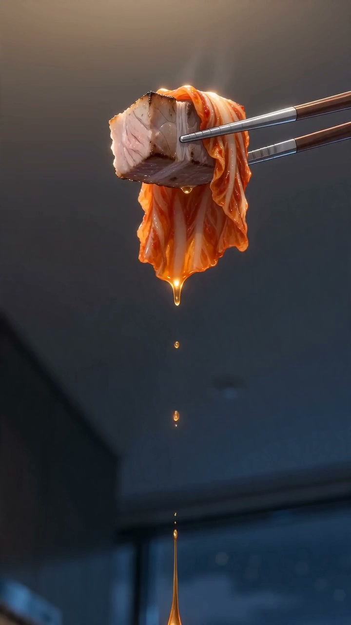 caramelized kimchi samgyeopsal