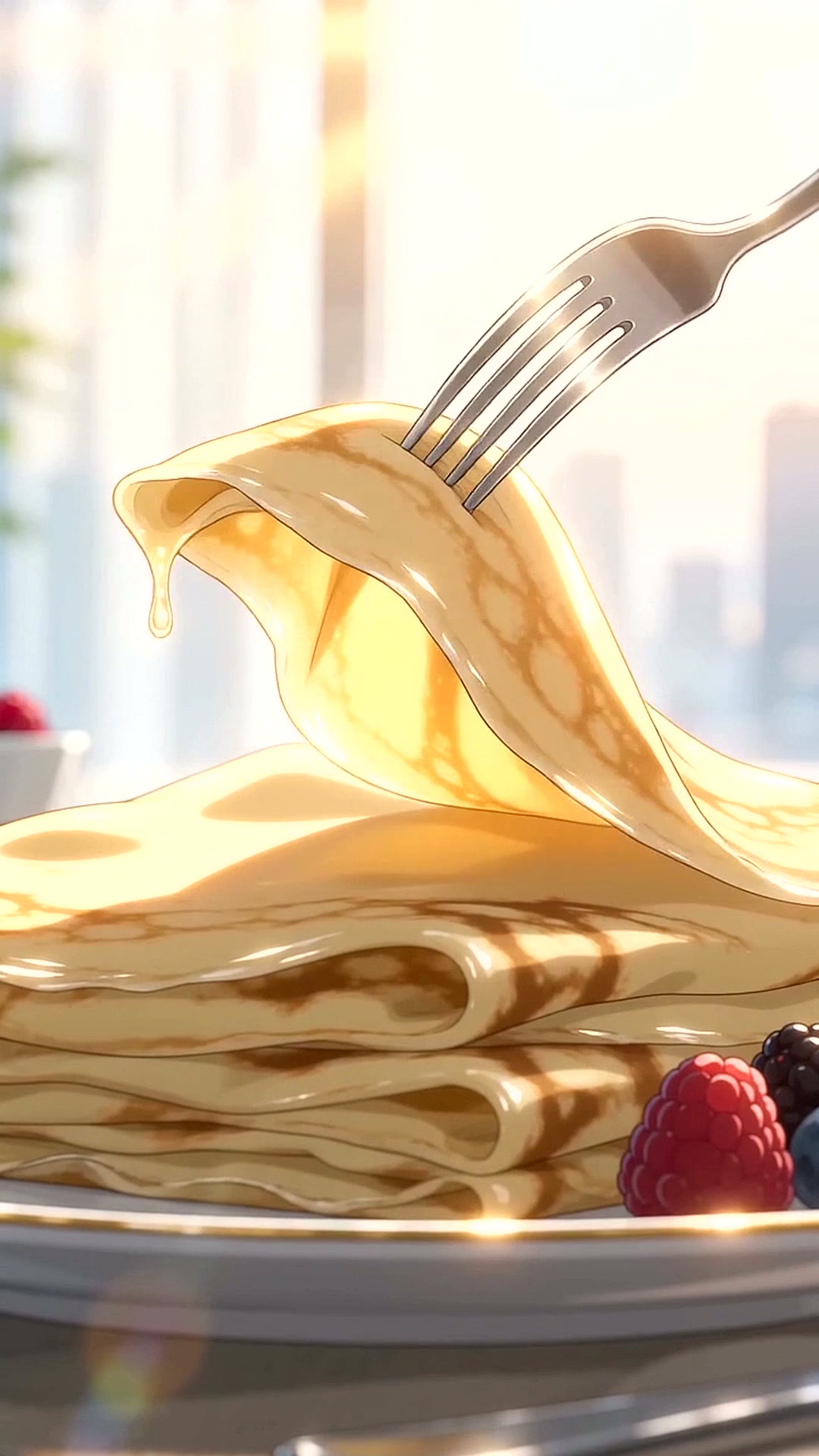 sugar butter crepes