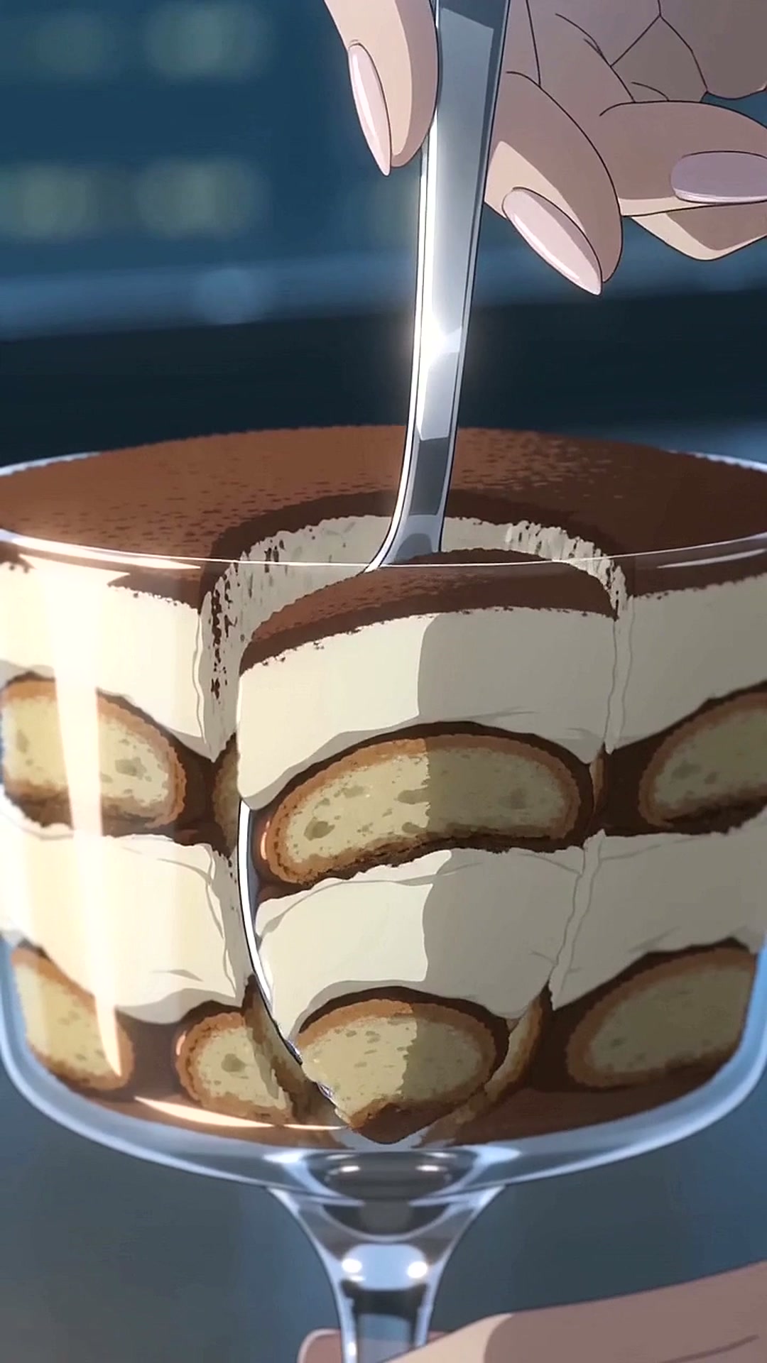 single serve tiramisu in a glass
